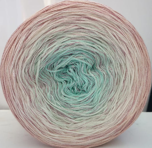 Cotton/Acryllic Ombre Yarn Cake  Gradient Cake Yarn. CA198