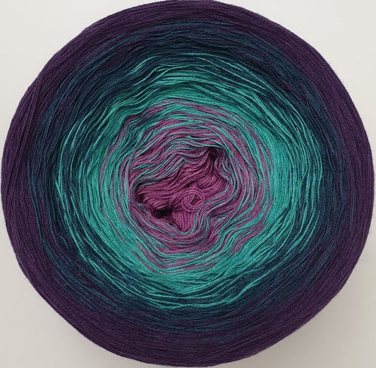 Cotton/Acrylic Ombre Yarn Cake Gradient Cake Yarn. CA196