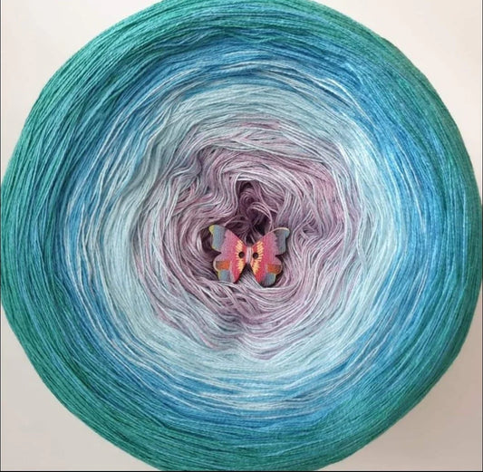 Cotton/Acrylic Ombre Yarn Cake Gradient Cake Yarn. CA 203