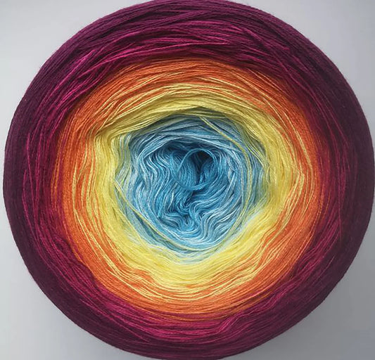 Cotton/Acrylic Ombre Yarn Cake Gradient Cake Yarn. CA264