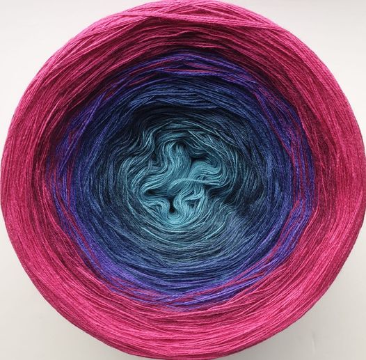 Cotton/Acrylic Ombre Yarn Cake Gradient Cake Yarn. CA231