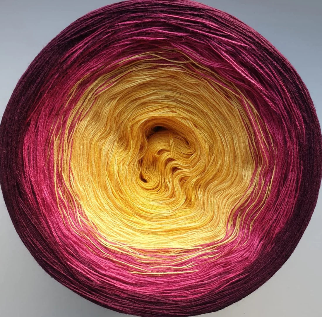 Cotton/Acrylic Ombre Yarn Cake Gradient Cake Yarn. CA12