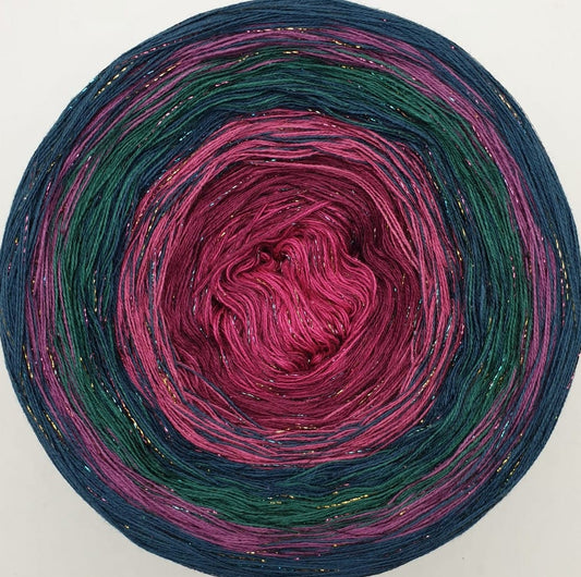 Cotton/Acryllic Ombre Yarn Cake  Gradient Cake Yarn. CA227