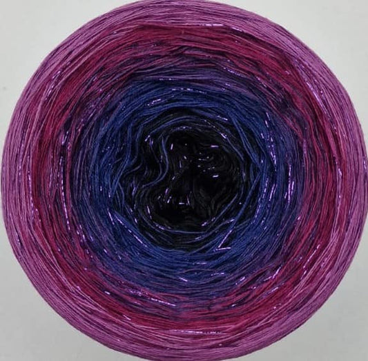 Cotton/Acryllic Ombre Yarn Cake  Gradient Cake Yarn. CA238