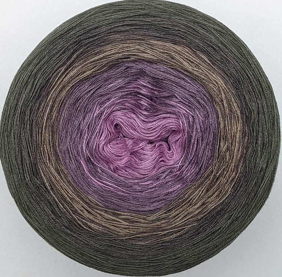 Cotton/Acrylic Ombre Yarn Cake Gradient Cake Yarn. CA240