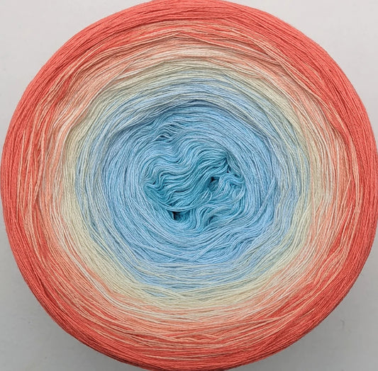 Cotton/Acrylic Ombre Yarn Cake Gradient Cake Yarn. CA 255