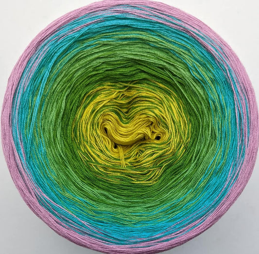 Cotton/Acrylic Ombre Yarn Cake Gradient Cake Yarn. CA244