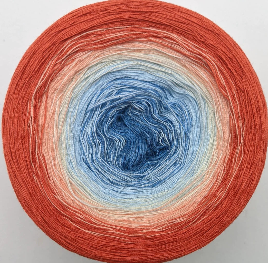 Cotton/Acrylic Ombre Yarn Cake Gradient Cake Yarn. CA251