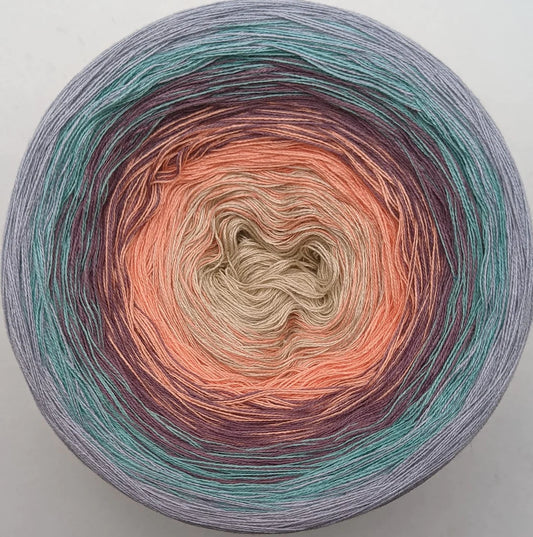 Cotton/Acrylic Ombre Yarn Cake Gradient Cake Yarn. CA261