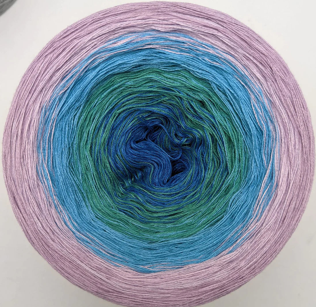 Cotton/Acrylic Ombre Yarn Cake Gradient Cake Yarn. CA285