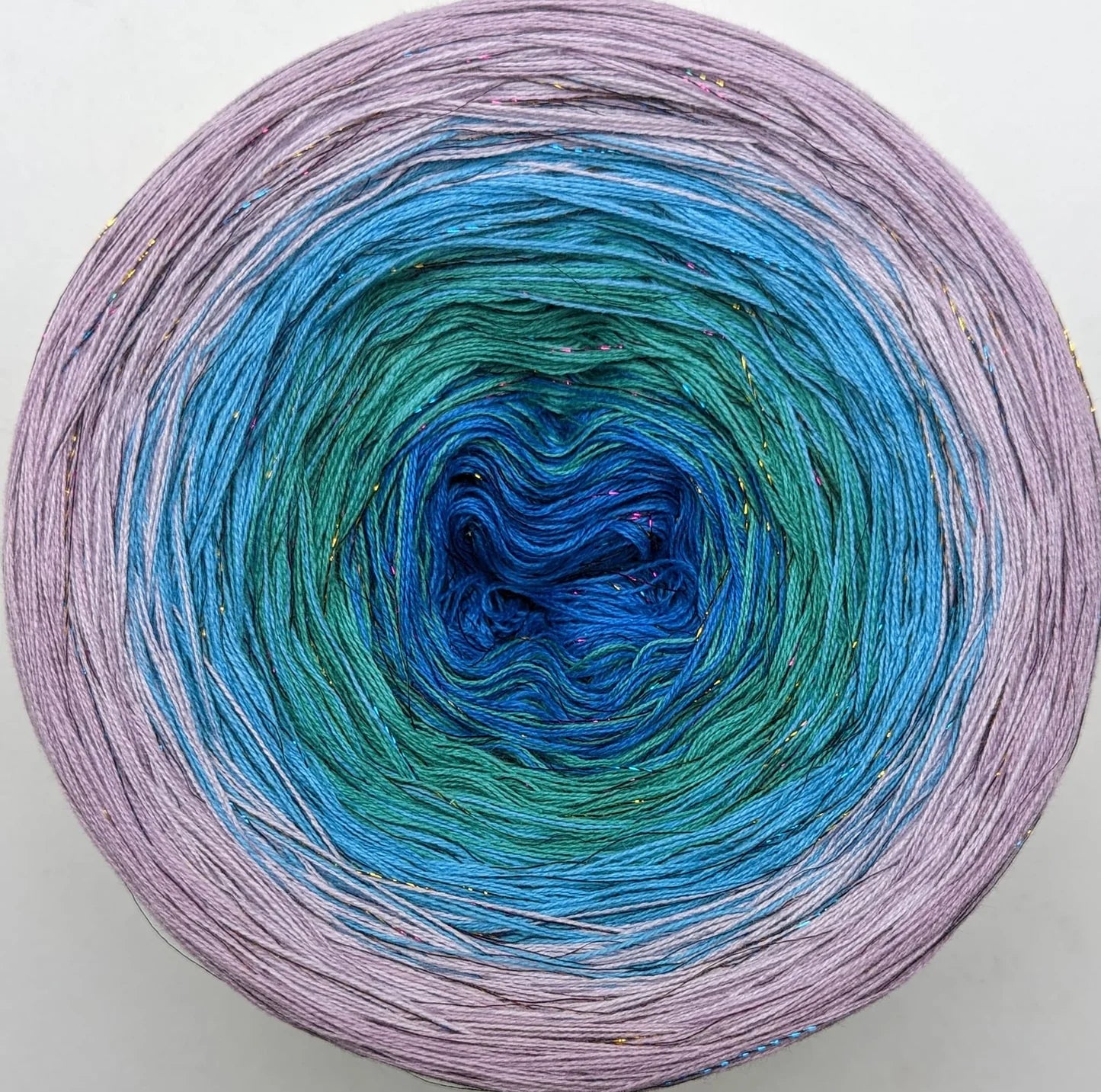 Cotton/Acryllic Ombre Yarn Cake  Gradient Cake Yarn. CA284