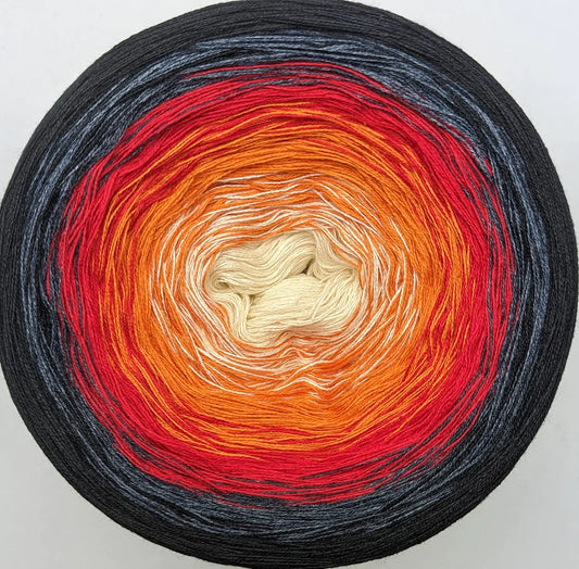 Cotton/Acrylic Ombre Yarn Cake Gradient Cake Yarn. CA286