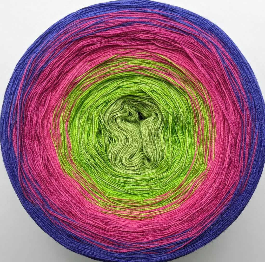 Cotton/Acrylic Ombre Yarn Cake Gradient Cake Yarn. CA287