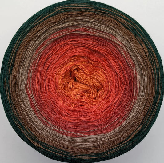 Cotton/Acrylic Ombre Yarn Cake Gradient Cake Yarn. CA288