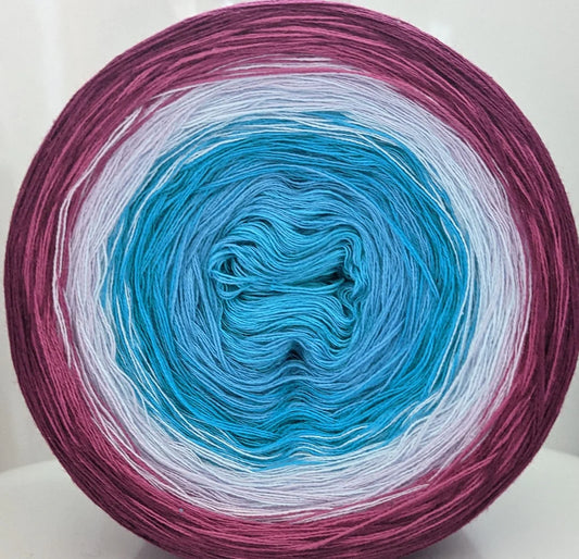 Cotton/Acrylic Ombre Yarn Cake Gradient Cake Yarn. CA295