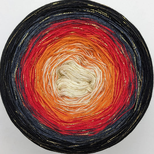 Cotton/Acryllic Ombre Yarn Cake  Gradient Cake Yarn. CA294