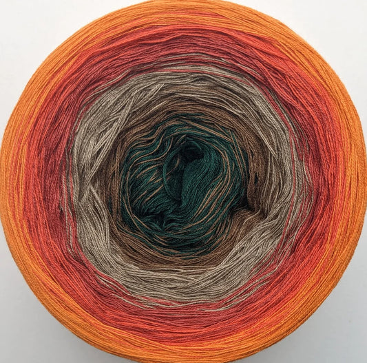 Cotton/Acrylic Ombre Yarn Cake Gradient Cake Yarn. CA305