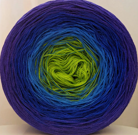 Cotton/Acrylic Ombre Yarn Cake Gradient Cake Yarn. CA313