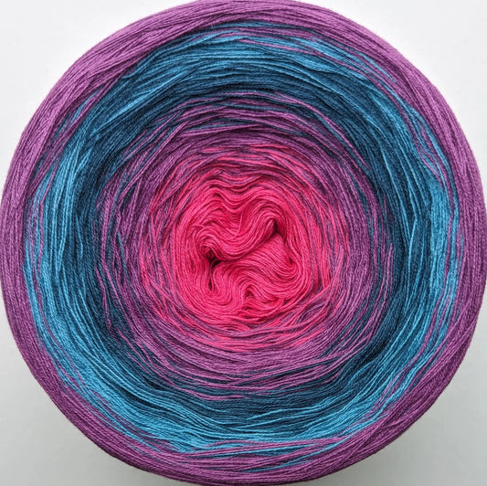 Cotton/Acrylic Ombre Yarn Cake Gradient Cake Yarn. CA317