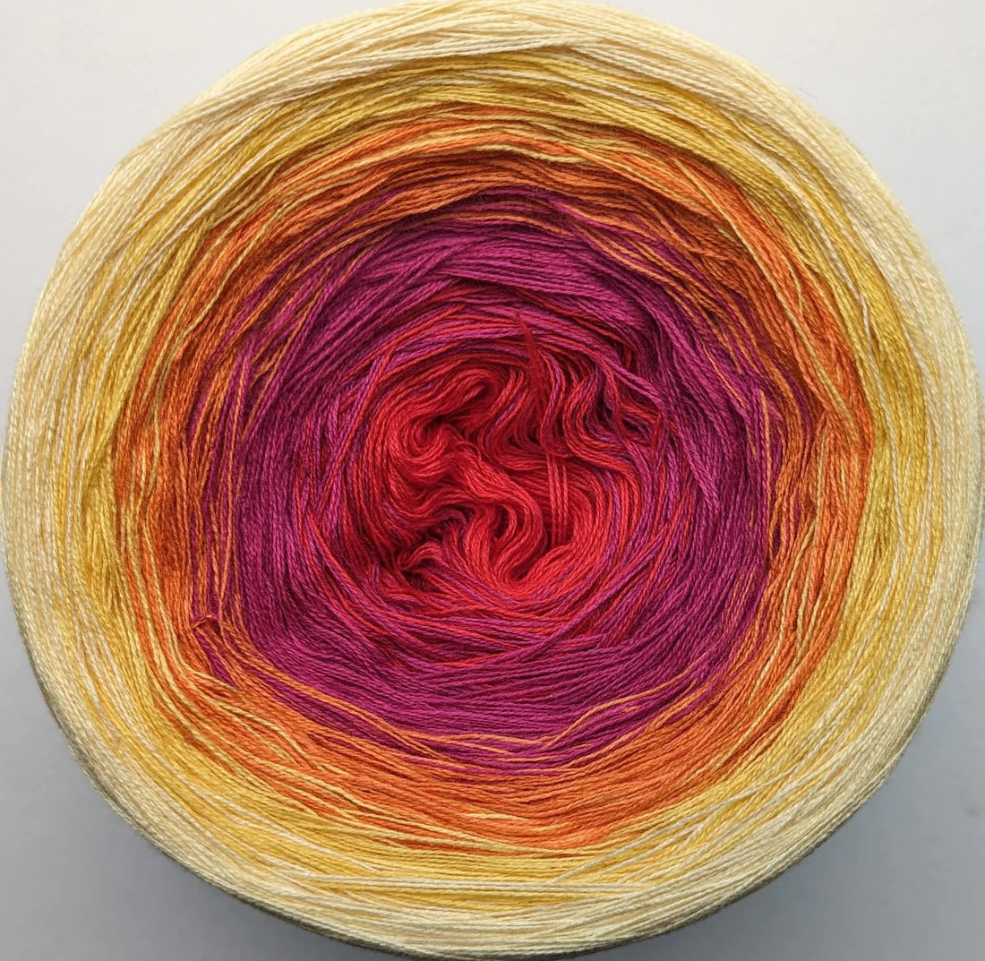 Cotton/Acrylic Ombre Yarn Cake Gradient Cake Yarn. CA 321