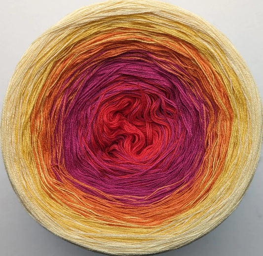 Cotton/Acrylic Ombre Yarn Cake Gradient Cake Yarn. CA 321