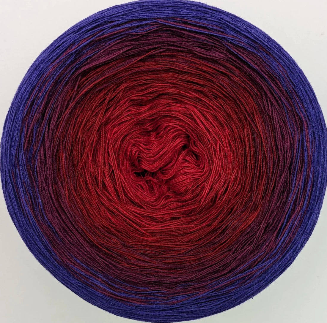 Cotton/Acrylic Ombre Yarn Cake Gradient Cake Yarn. CA 328