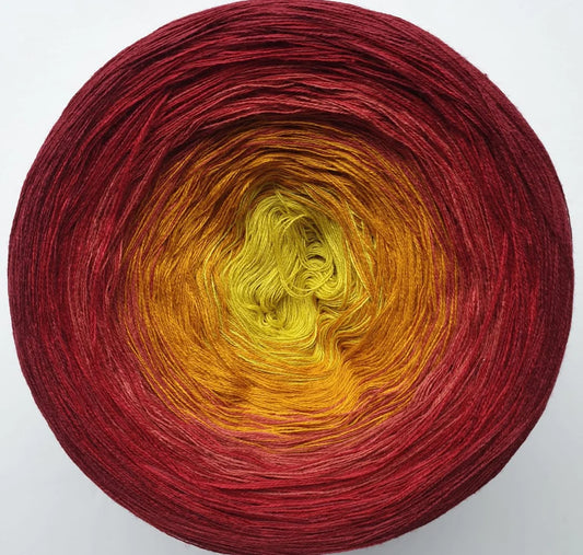 Cotton/Acrylic Ombre Yarn Cake Gradient Cake Yarn. CA325