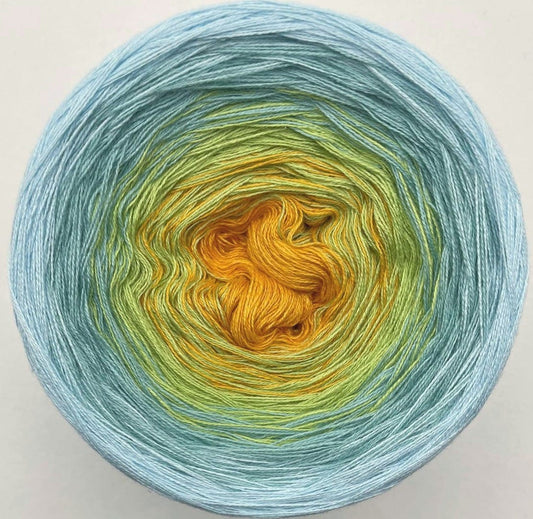 Cotton/Acrylic Ombre Yarn Cake Gradient Cake Yarn. CA 352