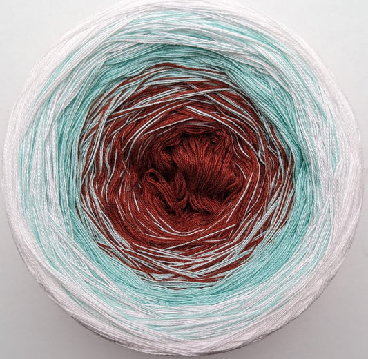 Cotton/Acrylic Ombre Yarn Cake  Gradient Cake Yarn. CA 372