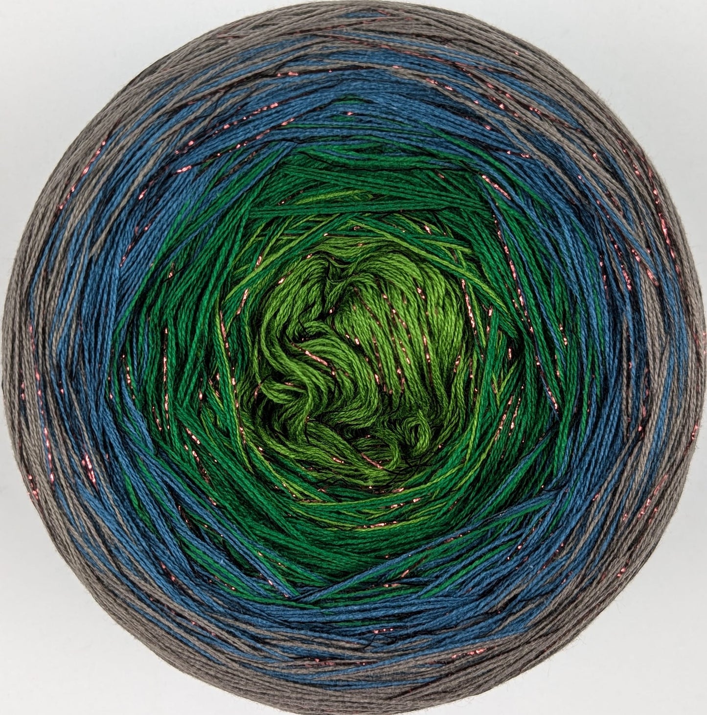 Cotton/Acrylic Ombre Yarn Cake  Gradient Cake Yarn. CA 403