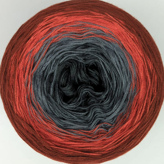 Cotton/Acrylic Ombre Yarn Cake Gradient Cake Yarn. CA 407