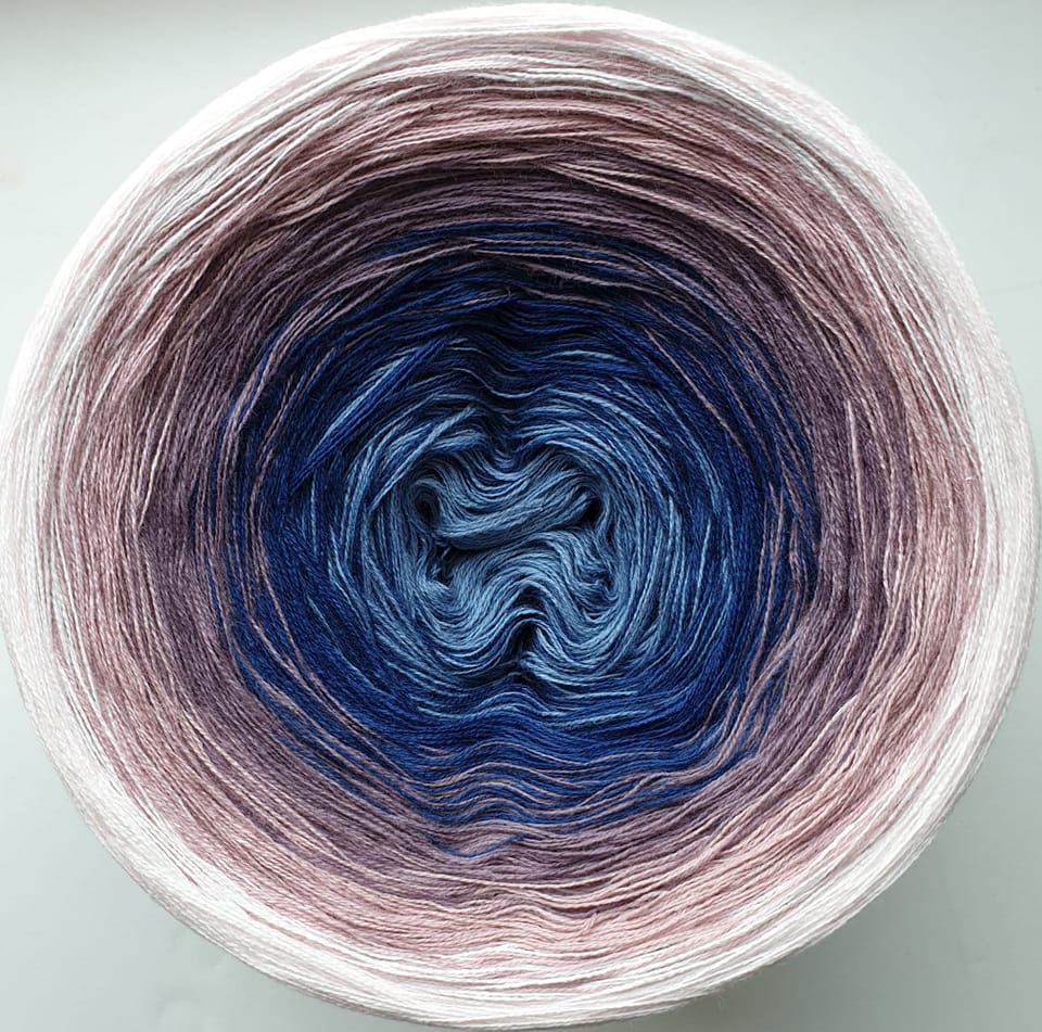 Cotton/Acrylic Ombre Yarn Cake Gradient Cake Yarn. CA 170