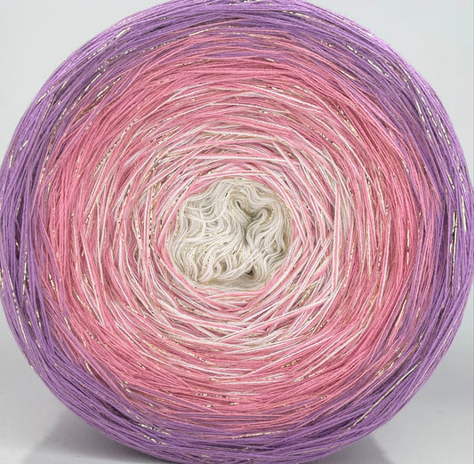 Cotton/Acrylic Ombre Yarn Cake  Gradient Cake Yarn. CA 349A
