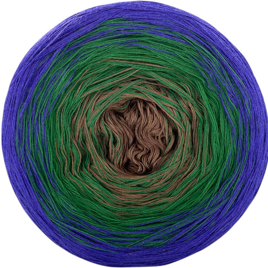 Cotton/Acrylic Ombre Yarn Cake Gradient Cake Yarn. CA 430