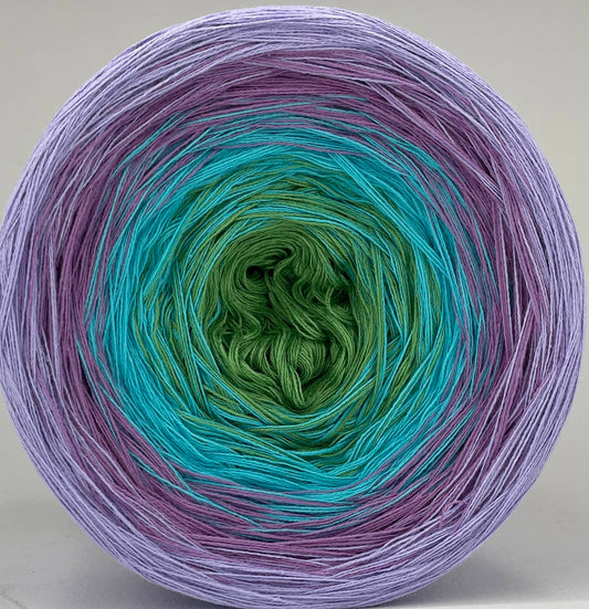 Cotton/Acrylic Ombre Yarn Cake Gradient Cake Yarn. CA 436
