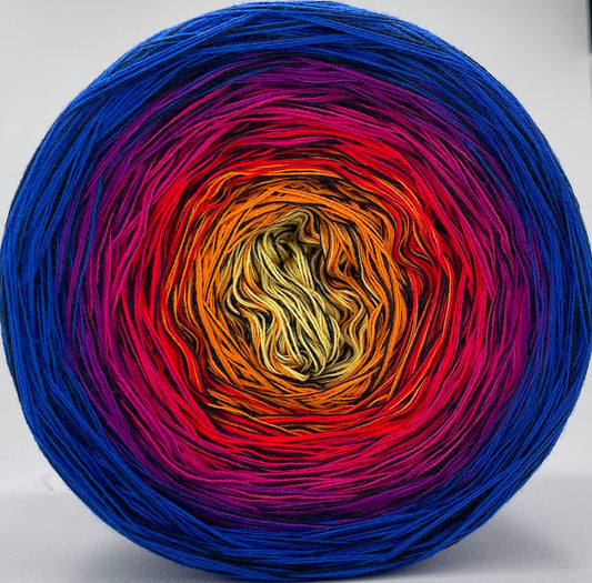 Cotton/Acrylic Ombre Yarn Cake Gradient Cake Yarn. CA 437