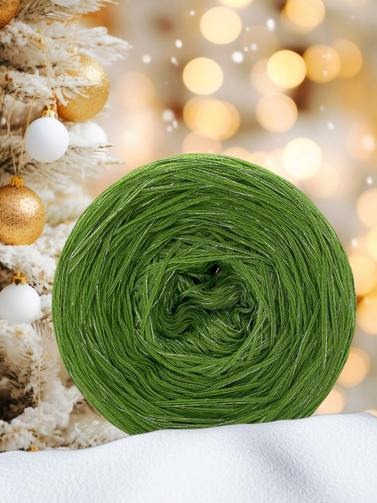 Solid Colour Yarn Cake with Lurex. CA 17L