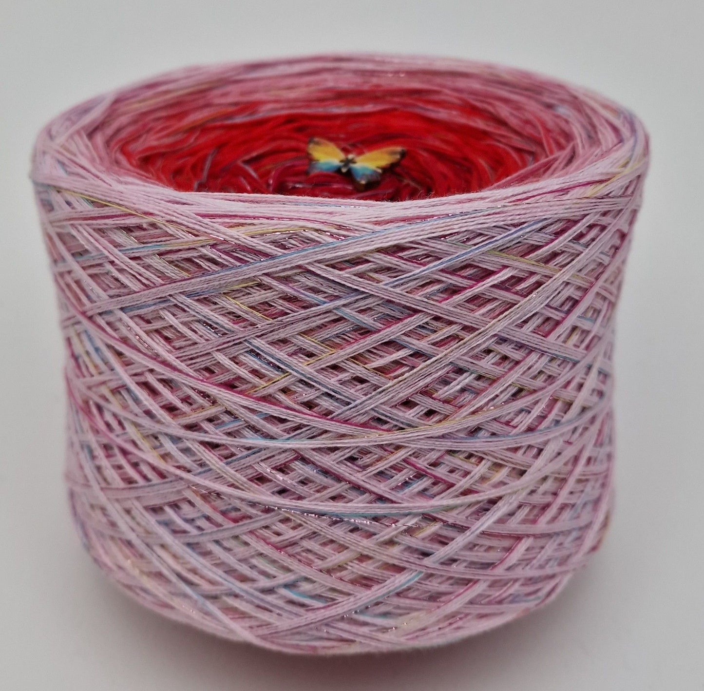 Yarn Cake with Multicolour Strand & Subtle Lurex Sparkle. ML3