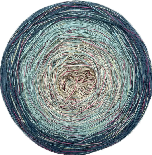 Yarn Cake with Multicolour Strand & Subtle Lurex Sparkle. ML 13