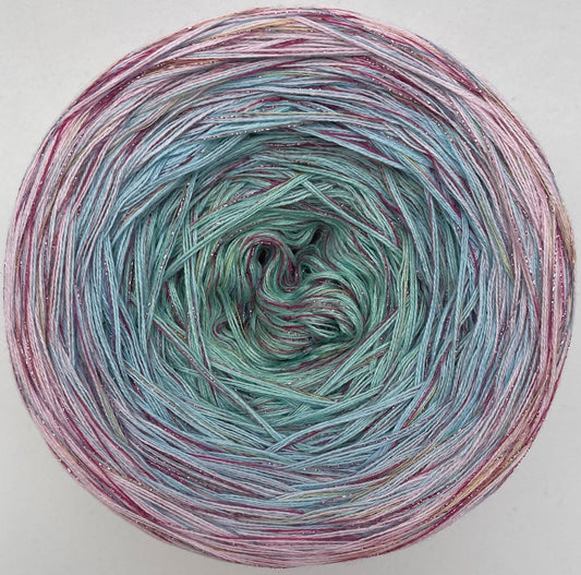 Yarn Cake with Multicolour Strand & Subtle Lurex Sparkle. ML8
