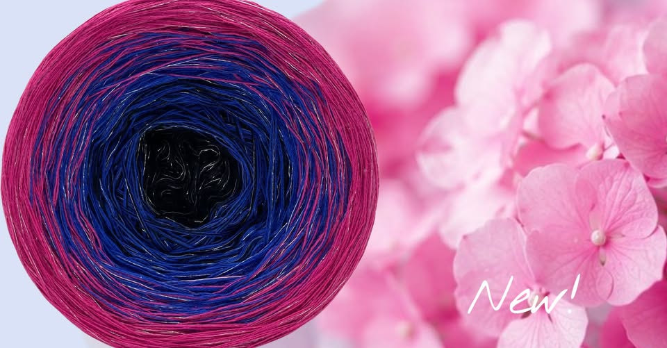 Cotton/Acrylic Ombre Yarn Cake  Gradient Cake Yarn. CA 473