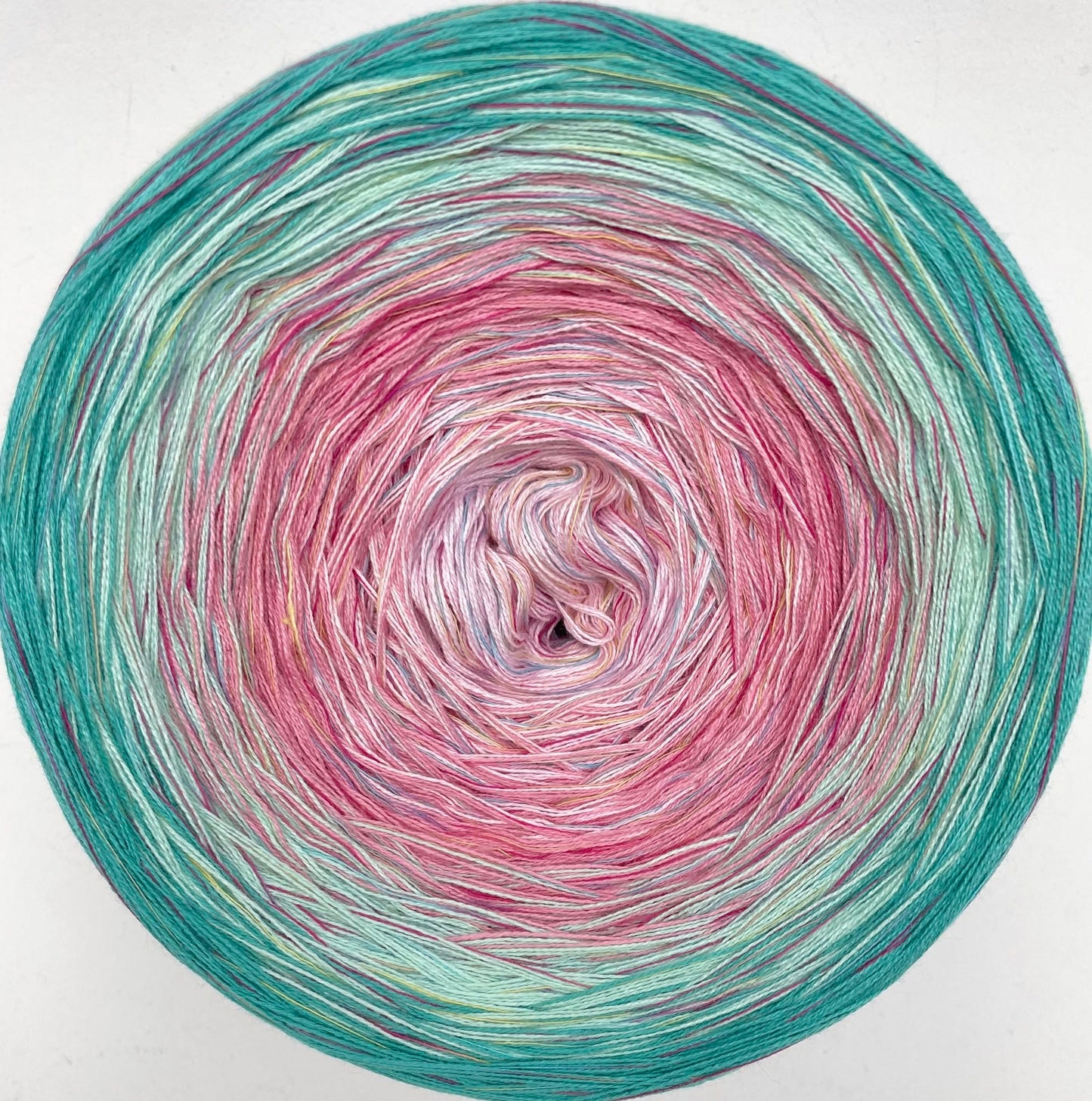 Cotton/Acrylic Ombre Yarn Cake  Gradient Cake Yarn. CA 446A