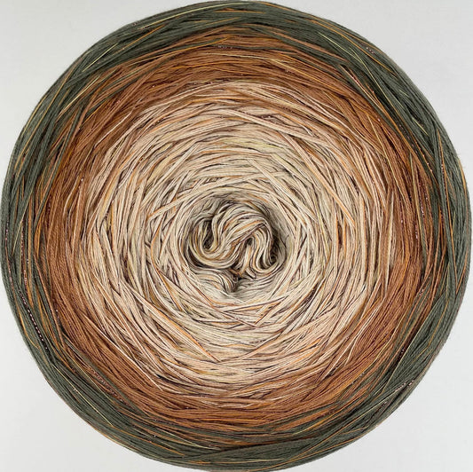 Yarn Cake with Multicolour Strand & Subtle Lurex Sparkle. ML 14