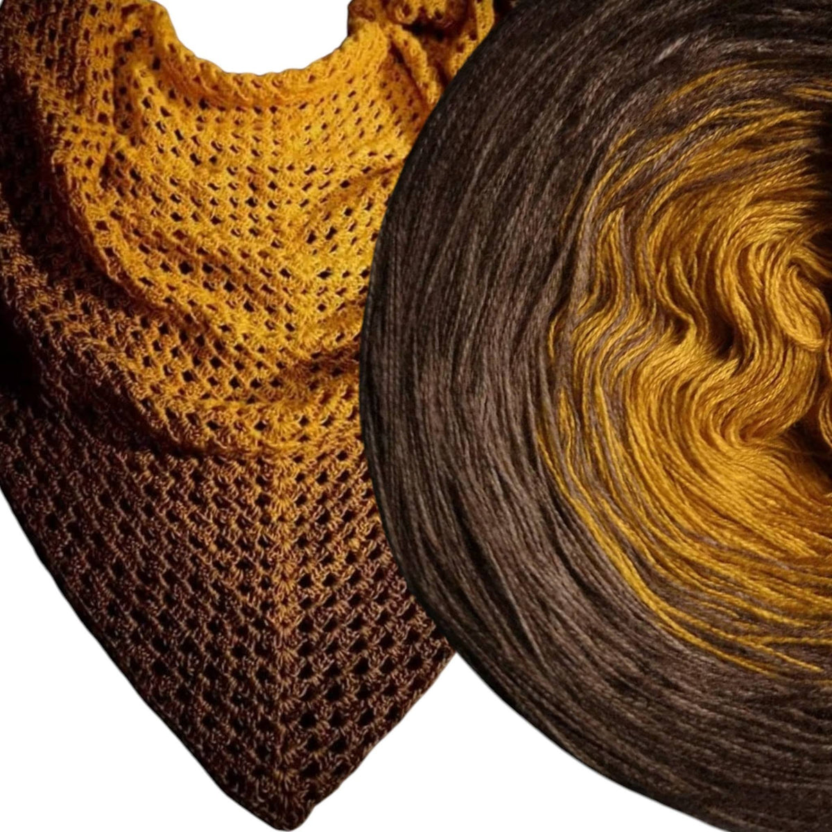 Cotton/Acrylic Ombre Yarn Cake Gradient Cake Yarn. CA 48