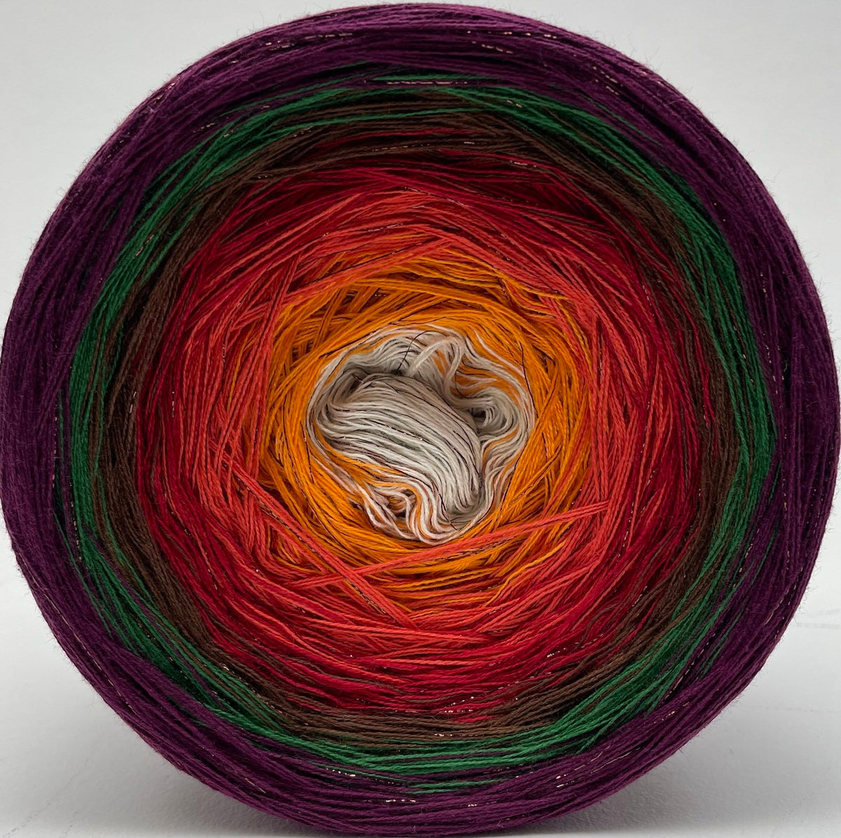 Cotton/Acrylic Ombre Yarn Cake  Gradient Cake Yarn. CA 482
