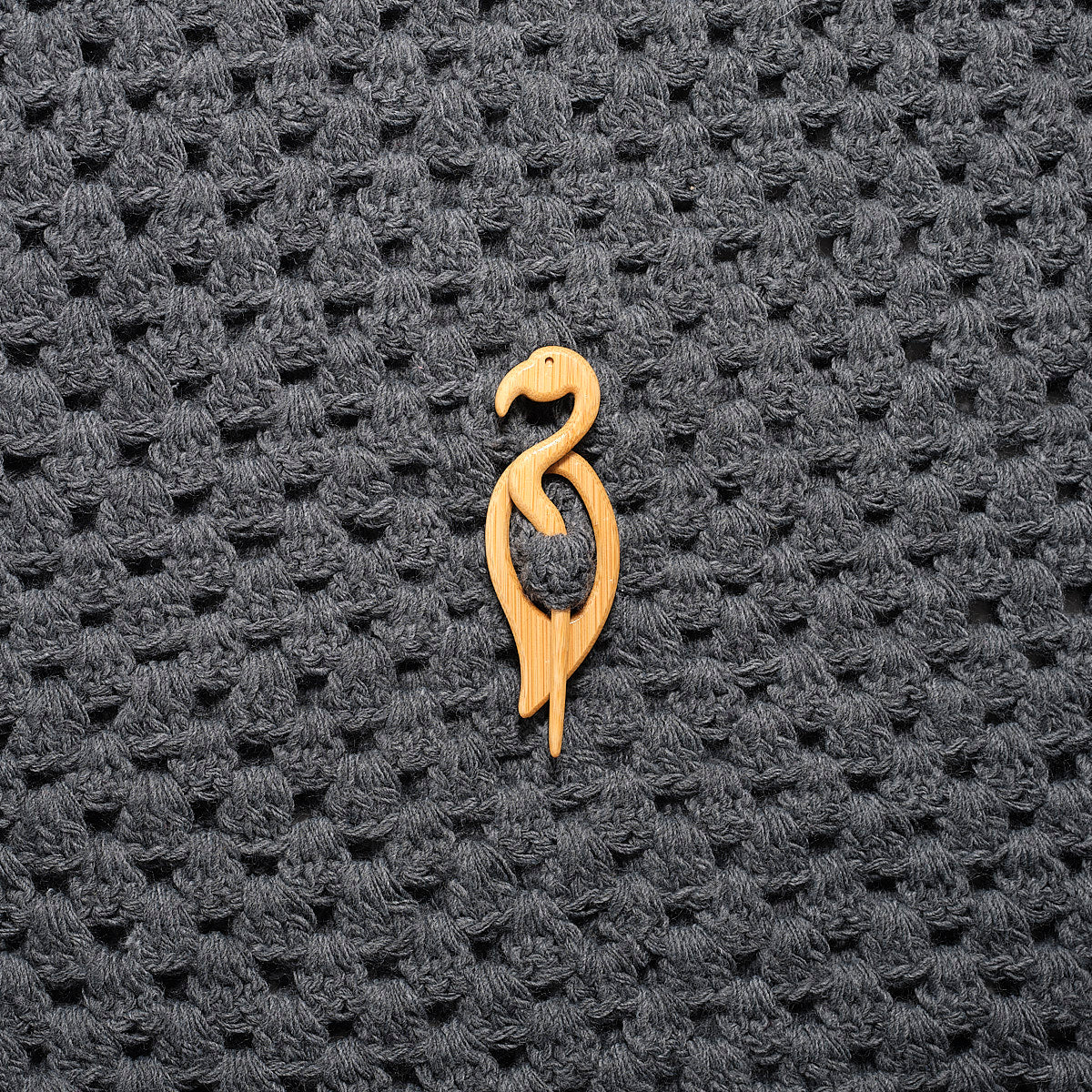 Wooden Shawl Pin, Wood Brooch