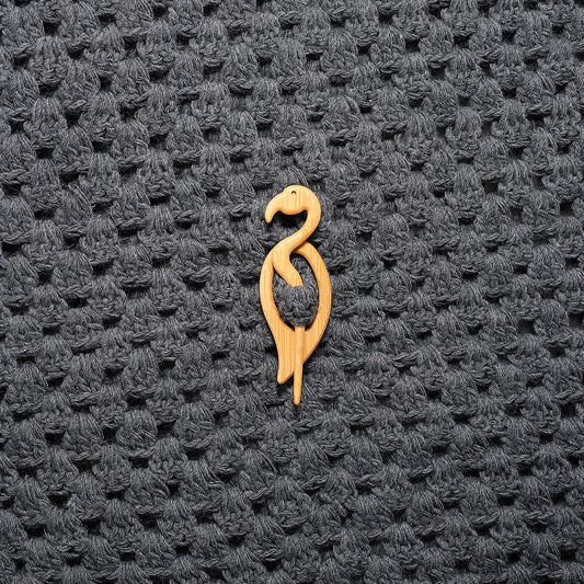 Wooden Shawl Pin, Wood Brooch