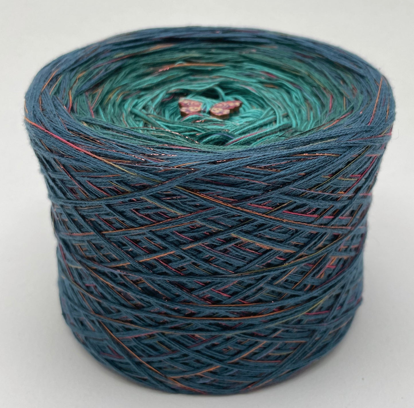 Yarn Cake with Multicolour Strand & Subtle Lurex Sparkle. ML4