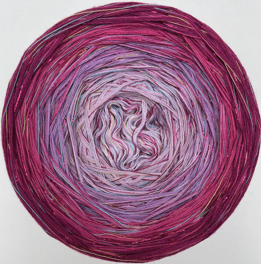 Yarn Cake with Multicolour Strand & Subtle Lurex Sparkle. ML5