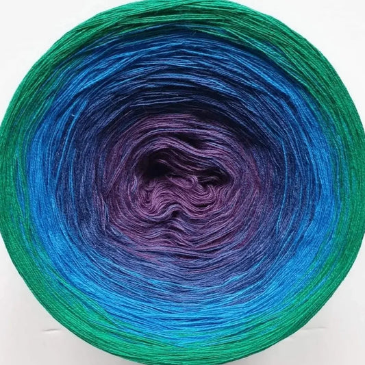 Cotton/Acrylic Ombre Yarn Cake Gradient Cake Yarn. CA110